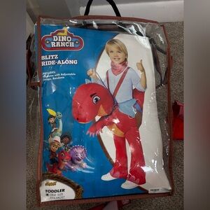 Dino Ranch Blitz Ride Along Dinosaur Halloween  Dress Up Toddler Costume O/S
